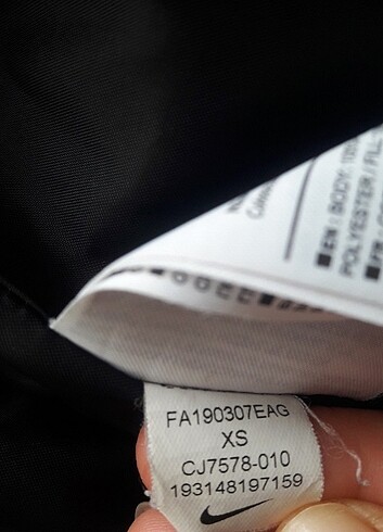 xs Beden nike mont ..