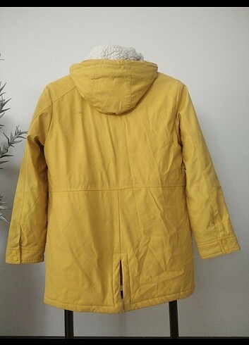 m Beden sarı Renk Pull & bear mont