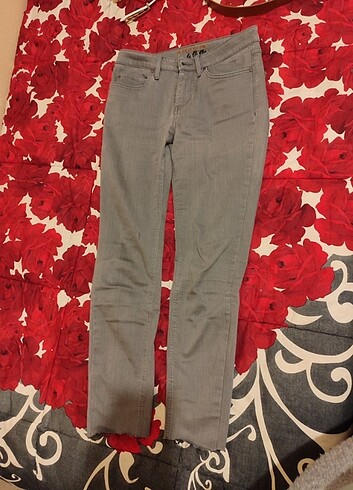 Likralı yüksek bel kot pantolon #zara