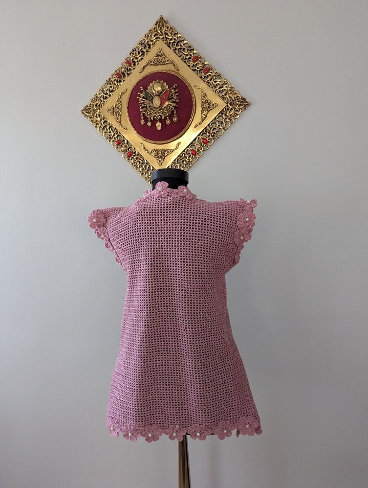 ÇEYİZLİK İNCİLİ YELEK - Görsel 2