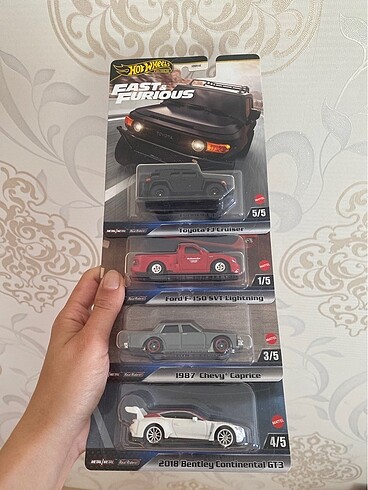 Hot Wheels Fast And Furious Arabalar