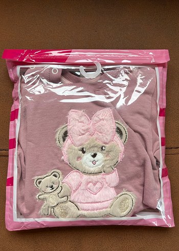 Pembe Kız Bebek Uzun Kollu sıfır
