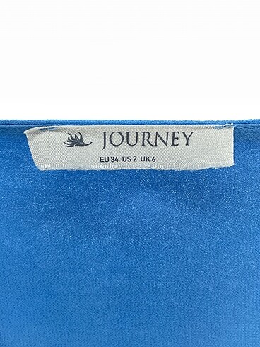 34 Beden mavi Renk Journey Bluz %70 İndirimli.