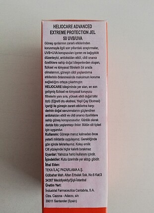 Diğer Heliocare Advanced SPF50 Gel 50ml