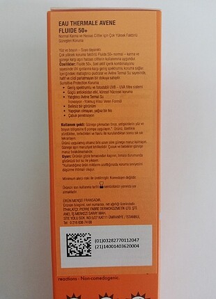 Beden Avene Fluid SPF50+ Dry Touch 50ml