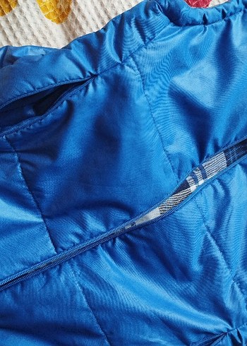 Mavi Erkek Çocuk Fermuarlı Yelek - Görsel 4