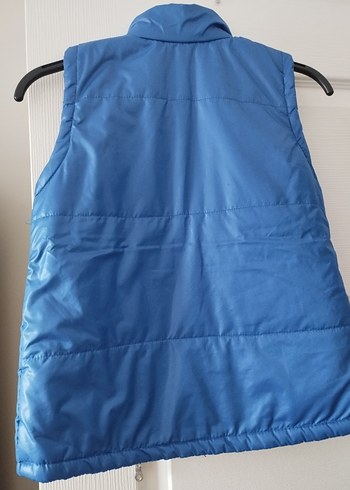 Mavi Erkek Çocuk Fermuarlı Yelek - Görsel 3