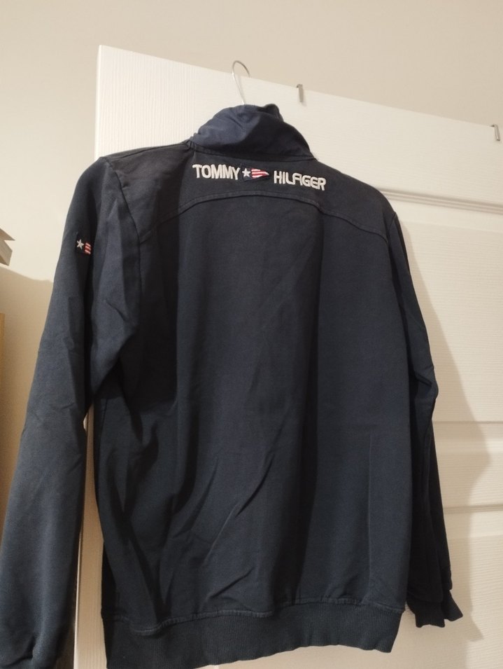 Erkek Lacivert Fermuarlı Streetwear Ceket - Görsel 2