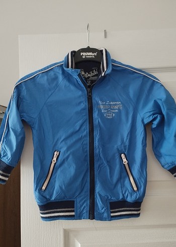 Mavi Fermuarlı Erkek Çocuk Sweatshirt - Görsel 3