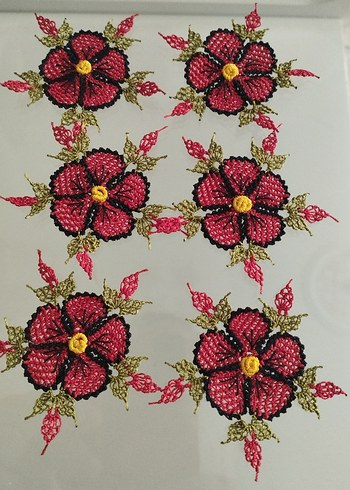 japon gülü motif - Görsel 2