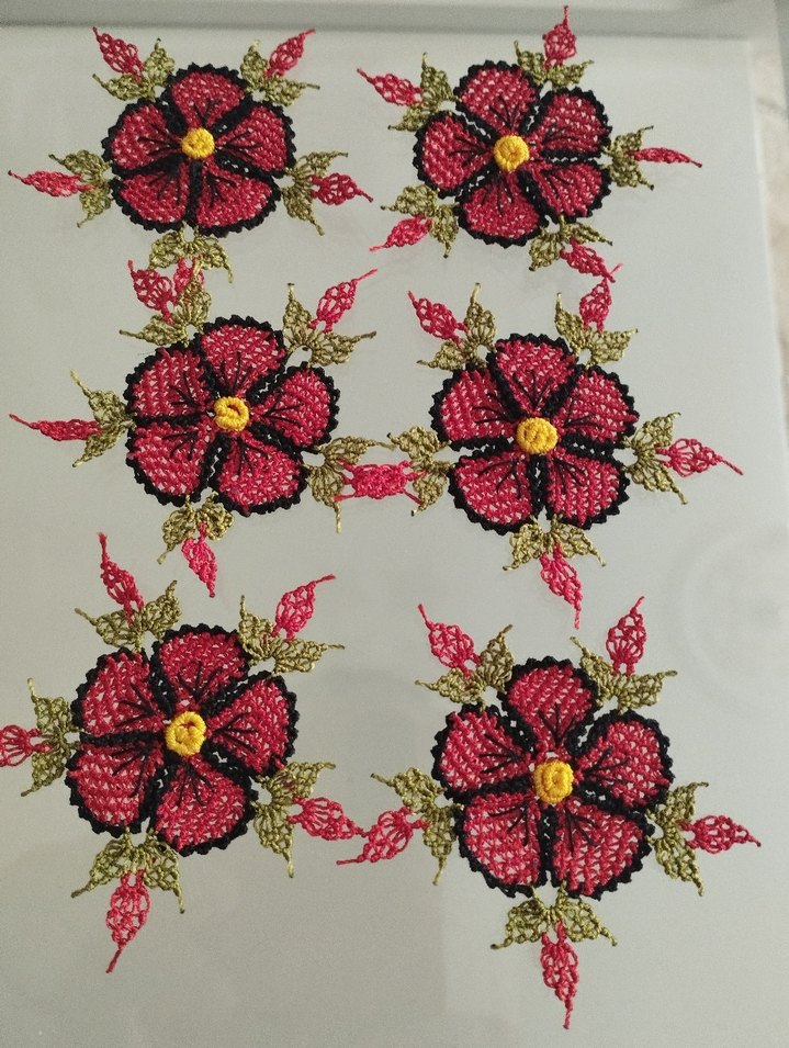 japon gülü motif - Görsel 2