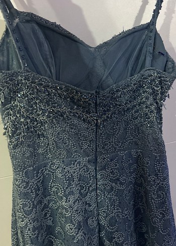 Dantel Uzun Abiye Elbise - Görsel 3