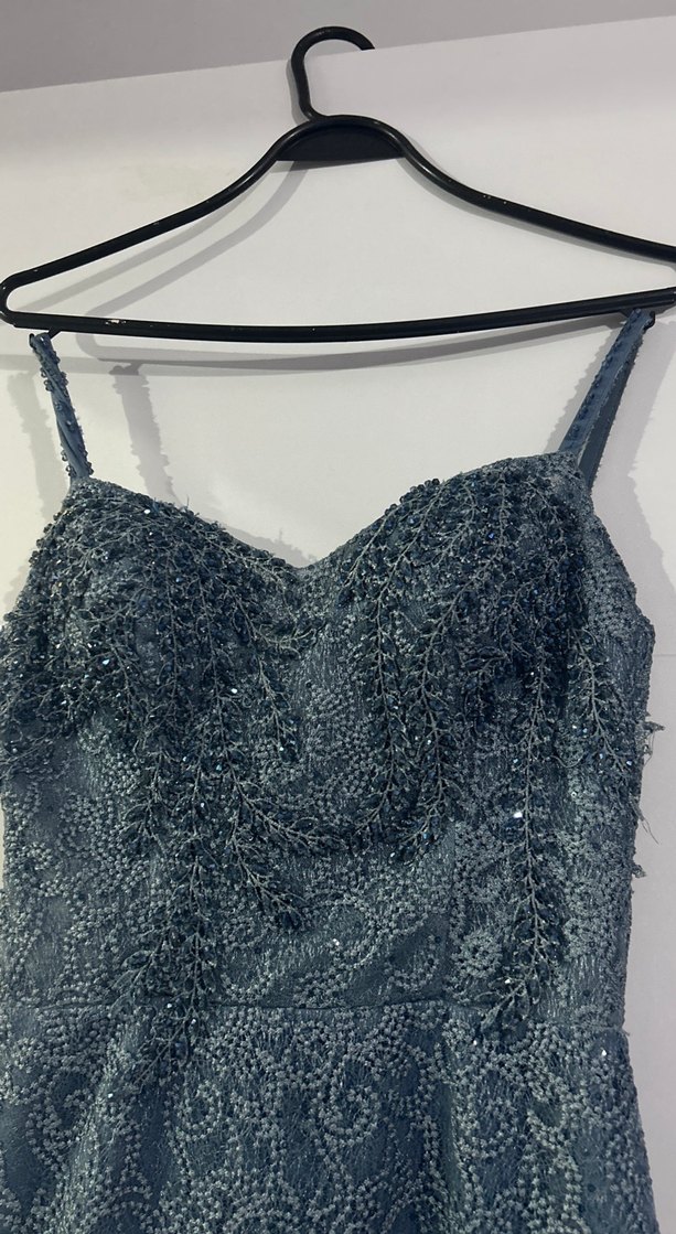 Dantel Uzun Abiye Elbise - Görsel 2