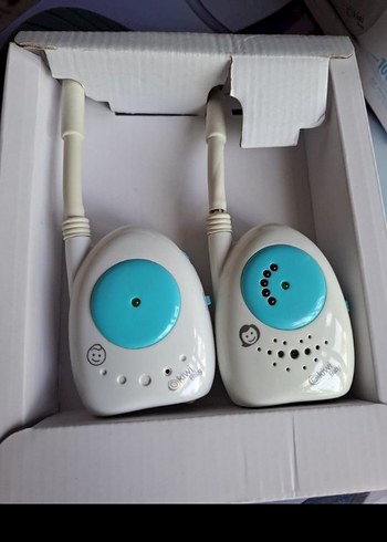 Kiwi Baby Beyaz Renkli Bebek Ses Monitörü - Görsel 2