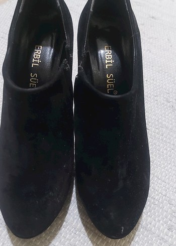 Siyah Yılan Desenli Stiletto Platform Topuklu - Görsel 4