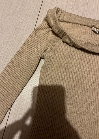 Bej Triko bluz - Görsel 5