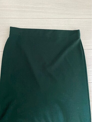 xl Beden yeşil Renk Zümrüt yeşili uzun etek