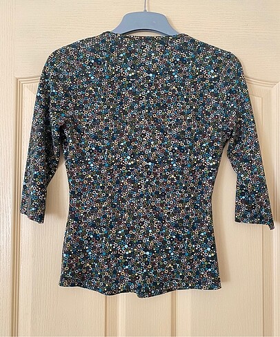 s Beden çeşitli Renk Çiçekli vintage bluz