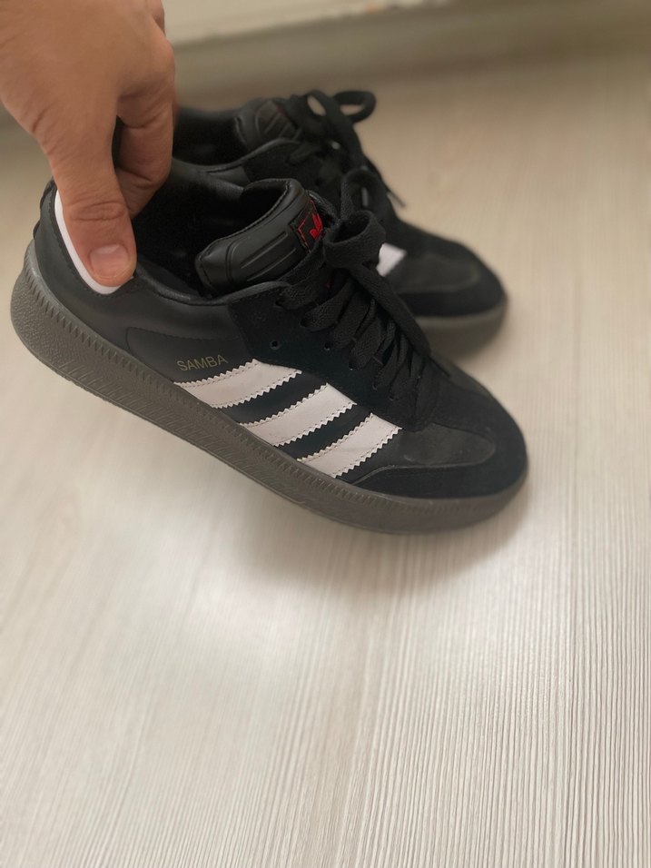 Adidas samba Siyah Beyaz Kadın Spor Ayakkabı - Görsel 3