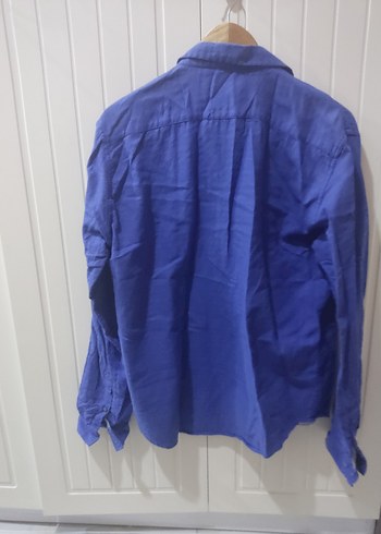 Siyah Düğmeli Uzun Kollu Erkek Gömlek - Görsel 12