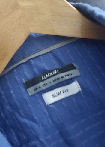 Siyah Düğmeli Uzun Kollu Erkek Gömlek - Görsel 8