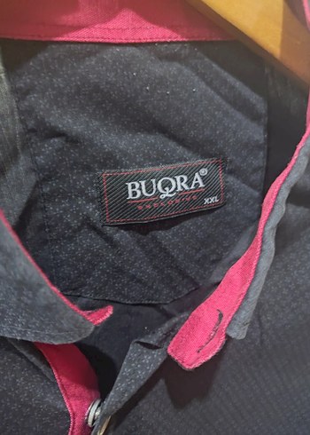 Siyah Düğmeli Uzun Kollu Erkek Gömlek - Görsel 4