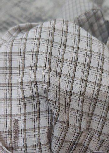 Gri Uzun Kollu Düğmeli Erkek Gömlek - Görsel 13