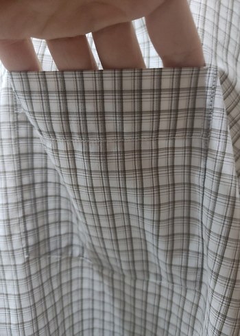 Gri Uzun Kollu Düğmeli Erkek Gömlek - Görsel 6