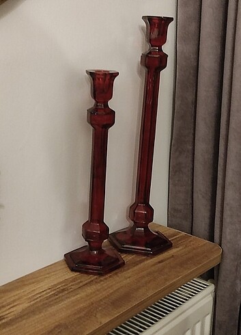 Şamdan cam ve cam disk - Görsel 4