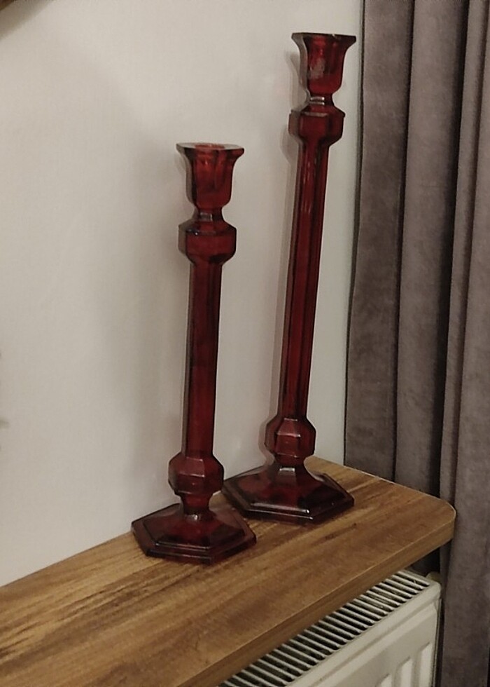 Şamdan cam ve cam disk - Görsel 4