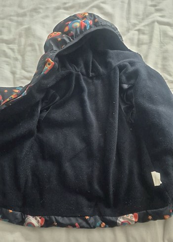 Fermuarlı Yüksek Yakalı Erkek Çocuk Mont - Görsel 2