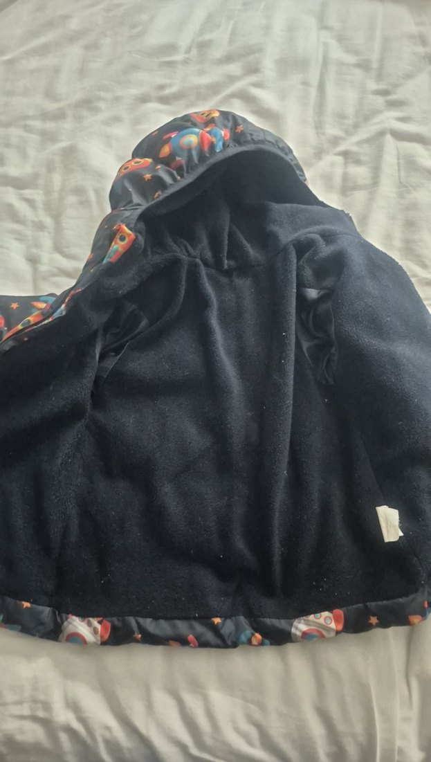 Fermuarlı Yüksek Yakalı Erkek Çocuk Mont - Görsel 2