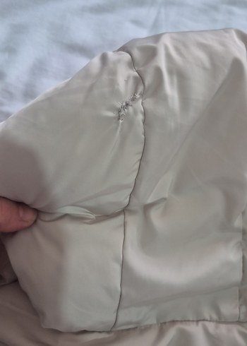 Bej Kürklü çocuk zara Kışlık Mont - Görsel 4