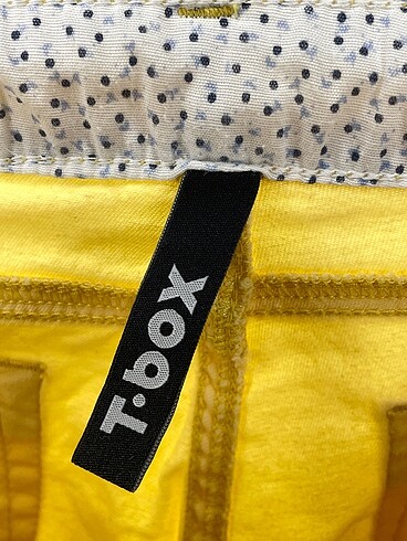 38 Beden sarı Renk T-box Jean / Kot %70 İndirimli.