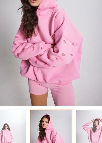 Pembe Oversize Eye Sweatshirt