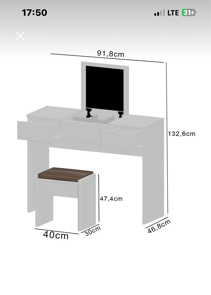 Makyaj Masası - Görsel 3
