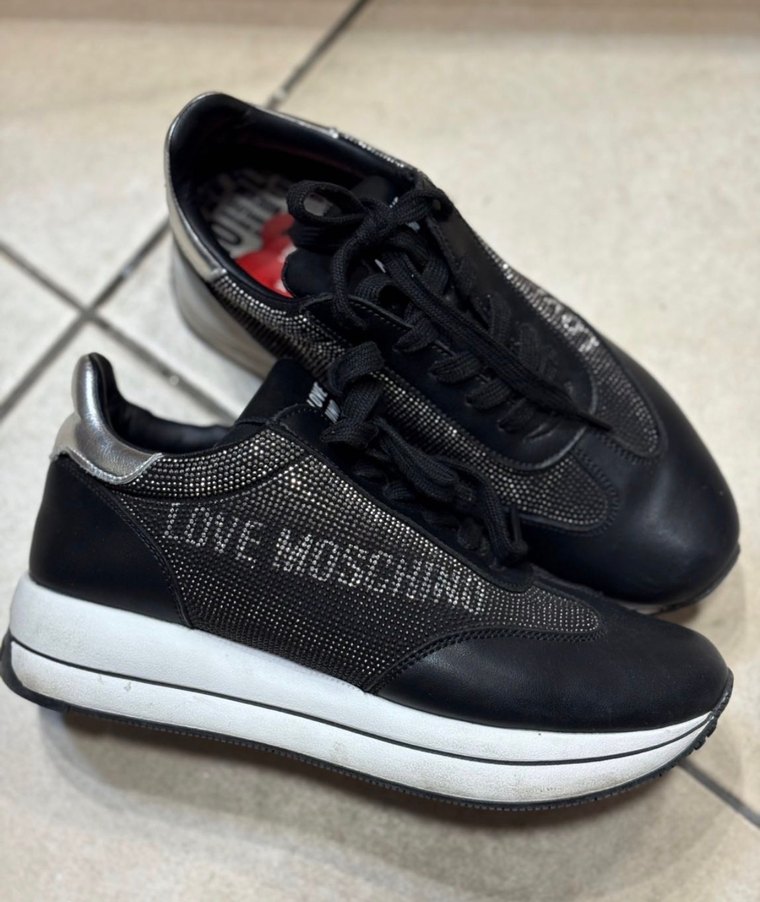 Love Moschino Siyah Platform Kadın Spor Ayakkabı - Görsel 2