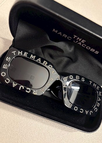 Taşlı Siyah The Marc Jacobs Kadın Güneş Gözlüğü - Görsel 2