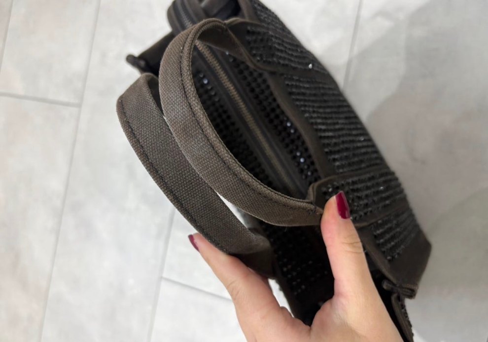 Marc jacobs taşlı çanta - Görsel 4