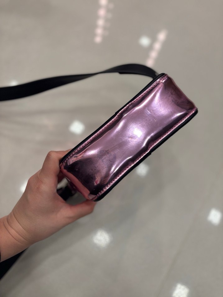 Pembe Parlak Tommy Jeans Kadın Çapraz Çanta - Görsel 5