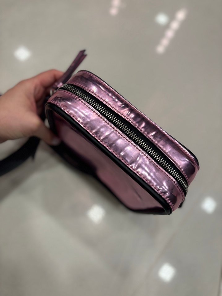 Pembe Parlak Tommy Jeans Kadın Çapraz Çanta - Görsel 2