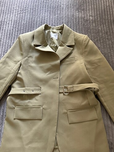 Diğer kemerli blazer ceket