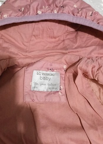 Kız Bebek Pembe Kapüşonlu Tulum - Görsel 4