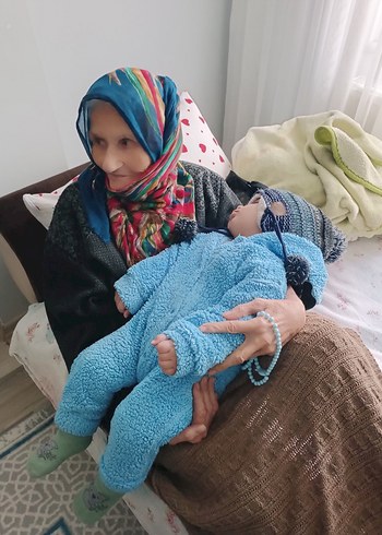 bebek tulumu mavi renk - Görsel 3