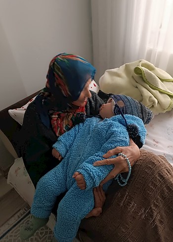 bebek tulumu mavi renk - Görsel 2