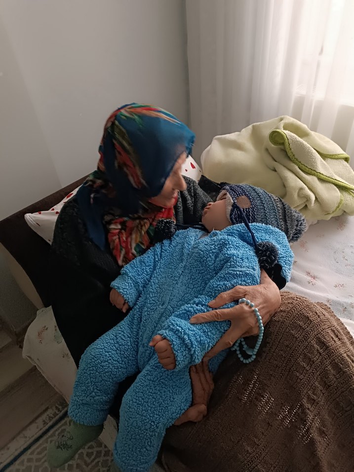 bebek tulumu mavi renk - Görsel 2