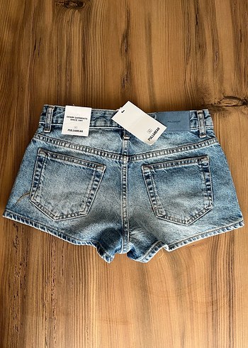 Pull&Bear mini jean şort - Görsel 5