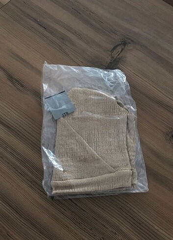 s Beden camel Renk LTB kadın askılı crop