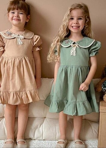 ZARA MODEL CEYLAN NAKIŞ DOKUMA ELBİSE