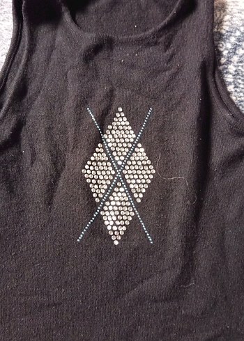 Kız Çocuk Mor Straplez Baskılı Pop Tişört - Görsel 4